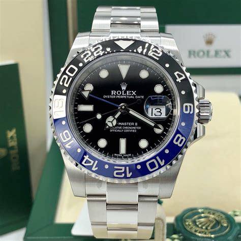 rolex batman gmt master.